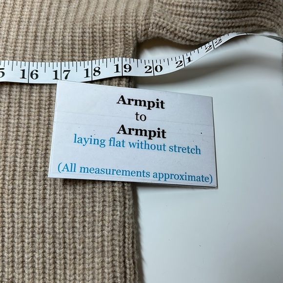 Madewell V-Neck Pullover Sweater Tan Pink Green XXS - Picture 6 of 14